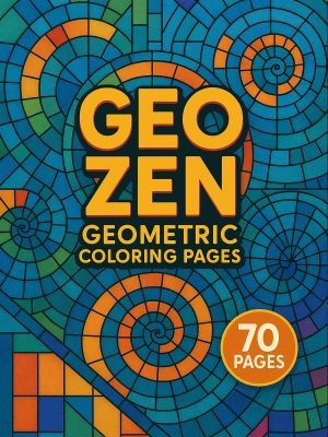 Geo Zen &ndash; 70 Geometric Coloring Designs
