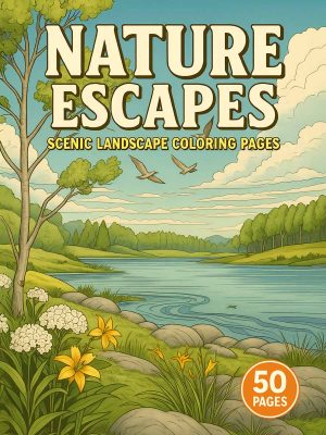 Nature Escapes &ndash; 50 Scenic Landscape Coloring Pages