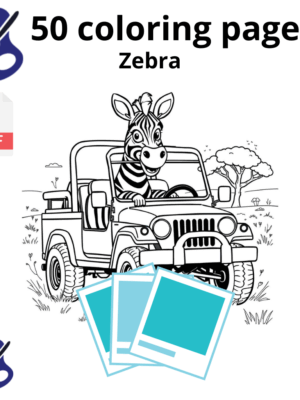 Coloring pages zebra