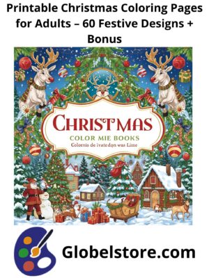Christmas coloring pages for adults.