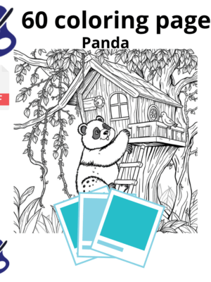 Coloring panda pages