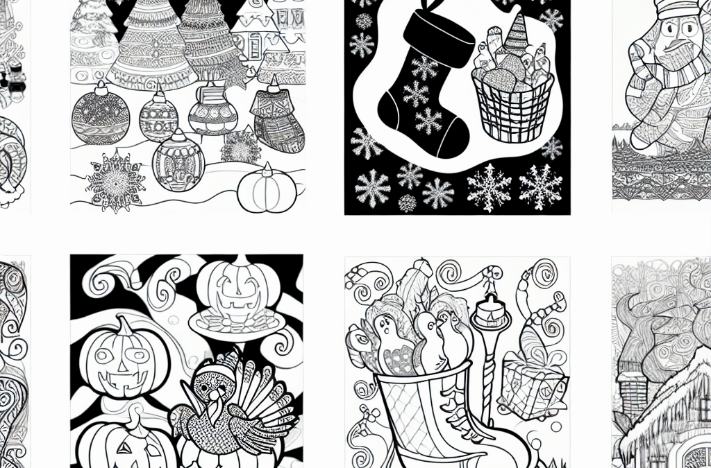 Unleash Your Holiday Spirit: Discover Festive Themed Coloring Pages at Our Coloring Pages Store